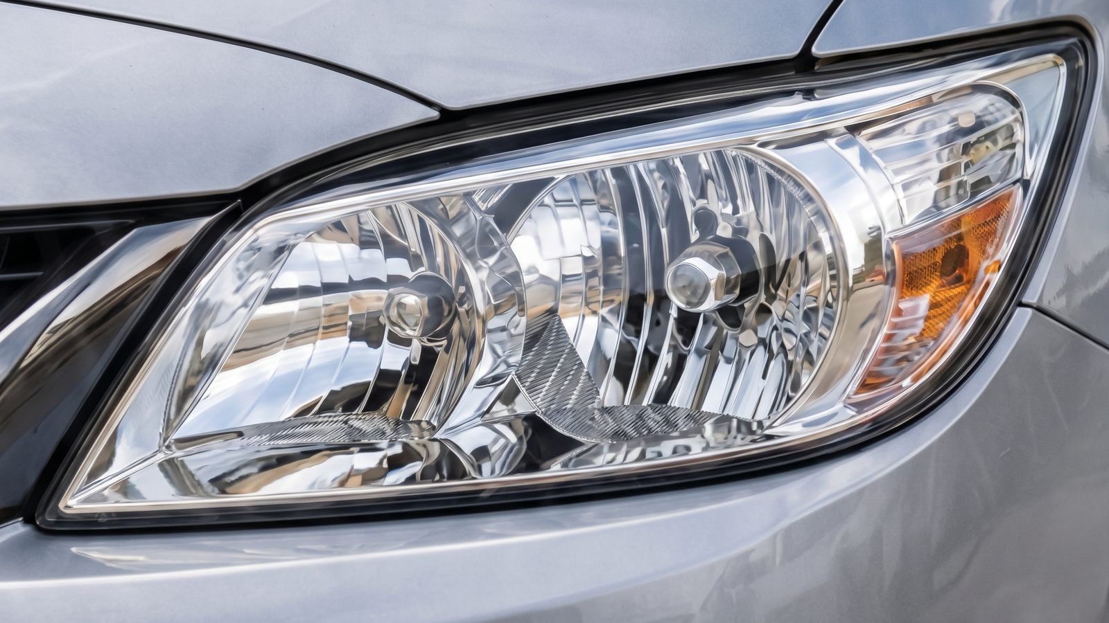 A restored headlight
